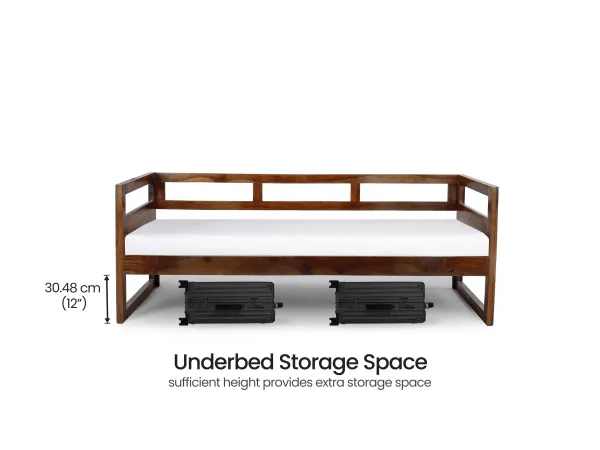 Hugo Solid Wood Sofa Cum Bed